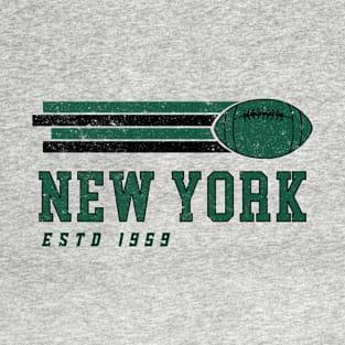 New York Football Retro Vintage T-Shirt